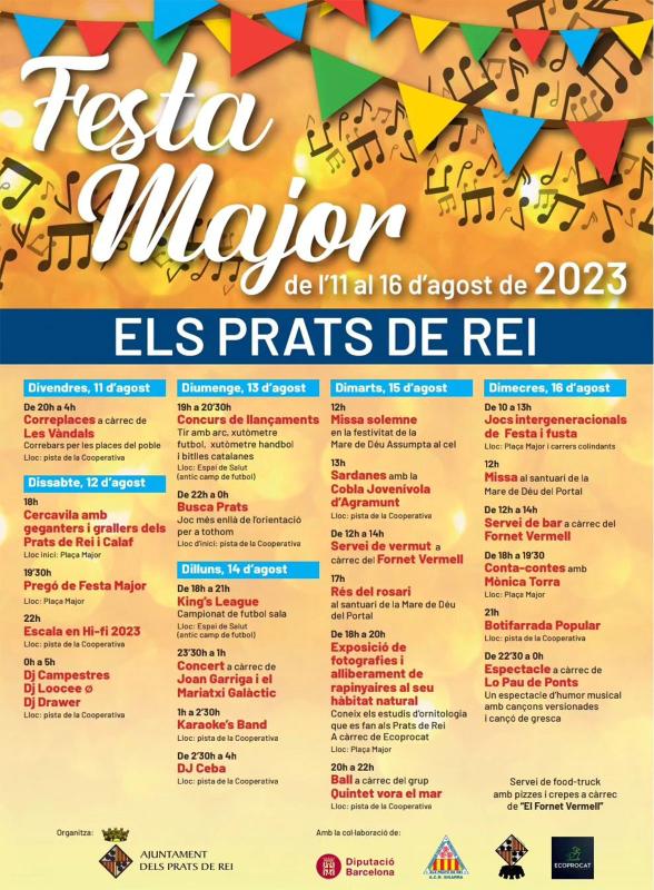 Acte Festa Major Dels Prats De Rei 2023 