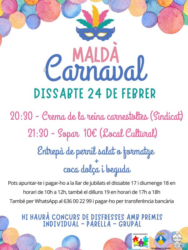  Carnaval de Maldà 2024