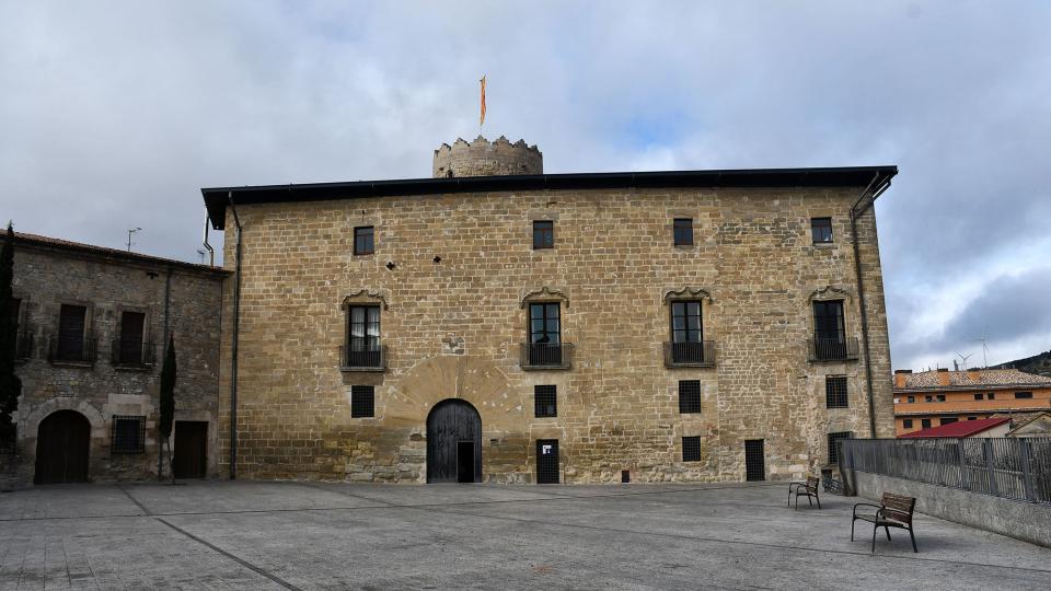 4.1.2021 Façana del castell  Santa Coloma de Queralt -  Ramon Sunyer