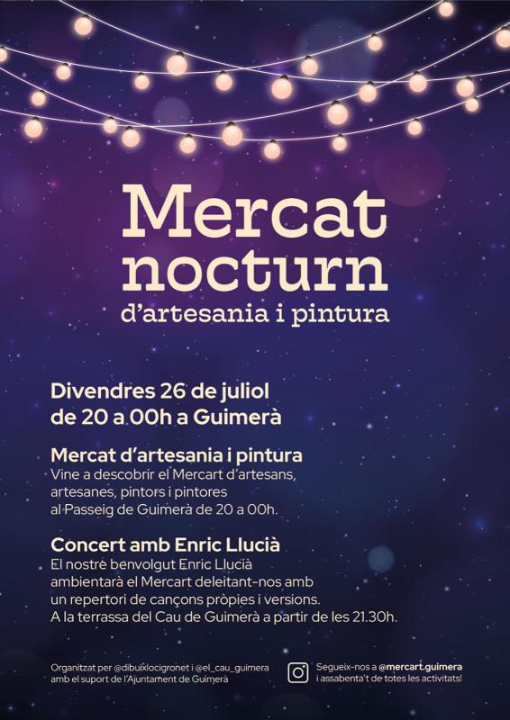 cartell Mercat Nocturn d’Artesania i Pintura
