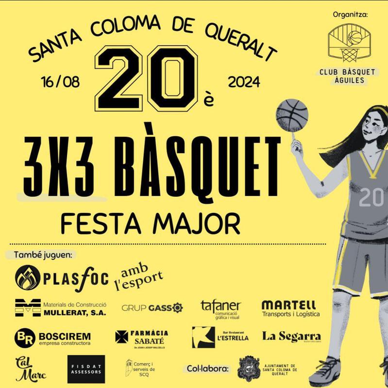 3x3 bàsquet Festa Major de Santa Coloma de Queralt 2024 - Santa Coloma de Queralt