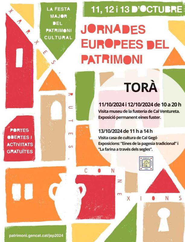 Torà Jornades Europees del Patrimoni 2024 - 