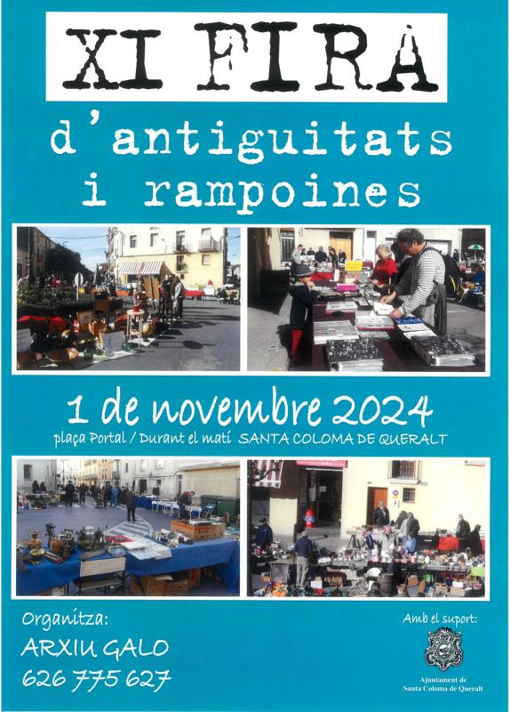   XI Fira d'antiguitats i rampoines