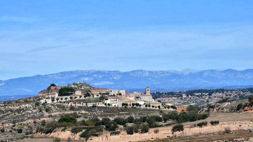 29.9.2024 Vista del poble  Rubinat -  Ramon Sunyer