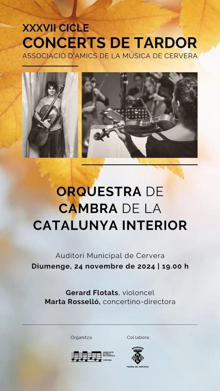  Concert de l’Orquestra de Cambra de la Catalunya Interior