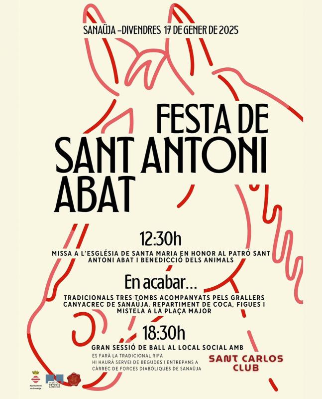  Festa de Sant Antoni Abat 2025 a Sanaüja