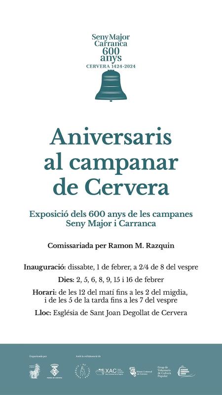  Exposició 600 anys de les campanes Seny Major i Carranca