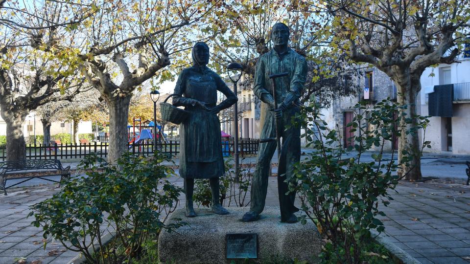 16.12.2024 Monument a la Pagesia  Santa Coloma de Queralt -  Ramon Sunyer