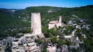 Santa Perpètua de Gaià: Castell i església de Santa Maria  Ramon Sunyer