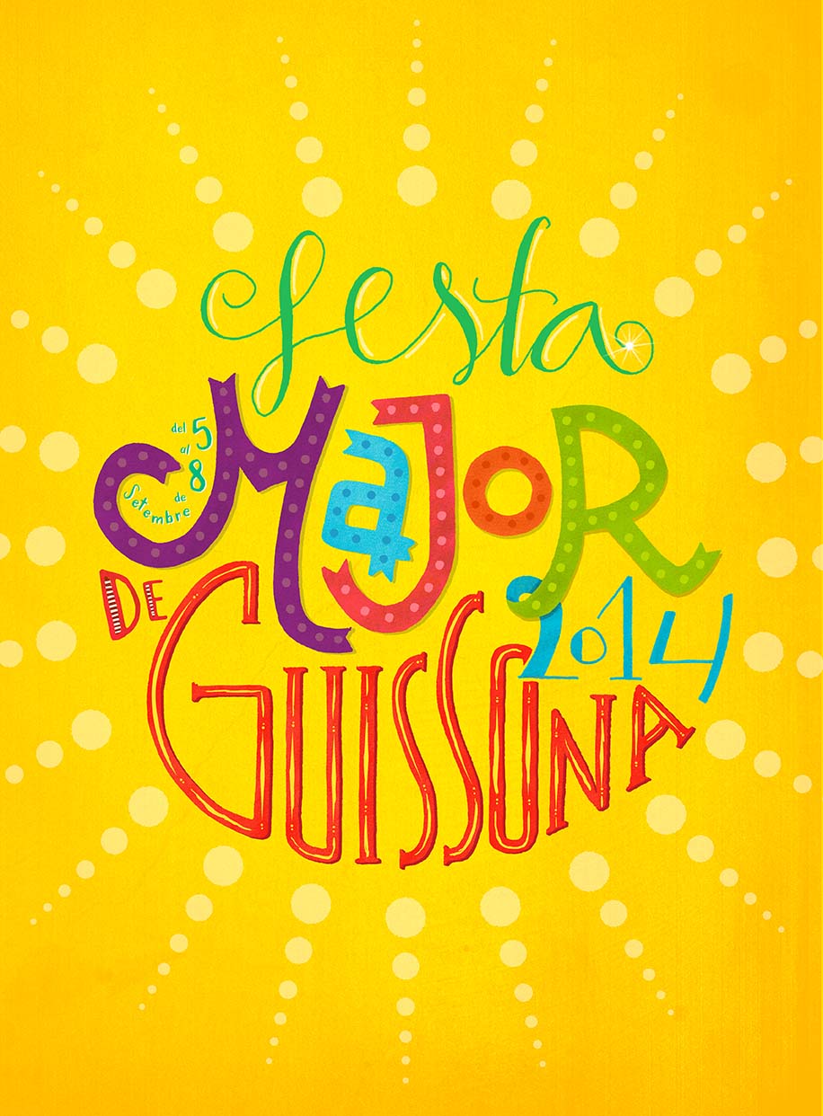 cartell Festa major Guissona 2014