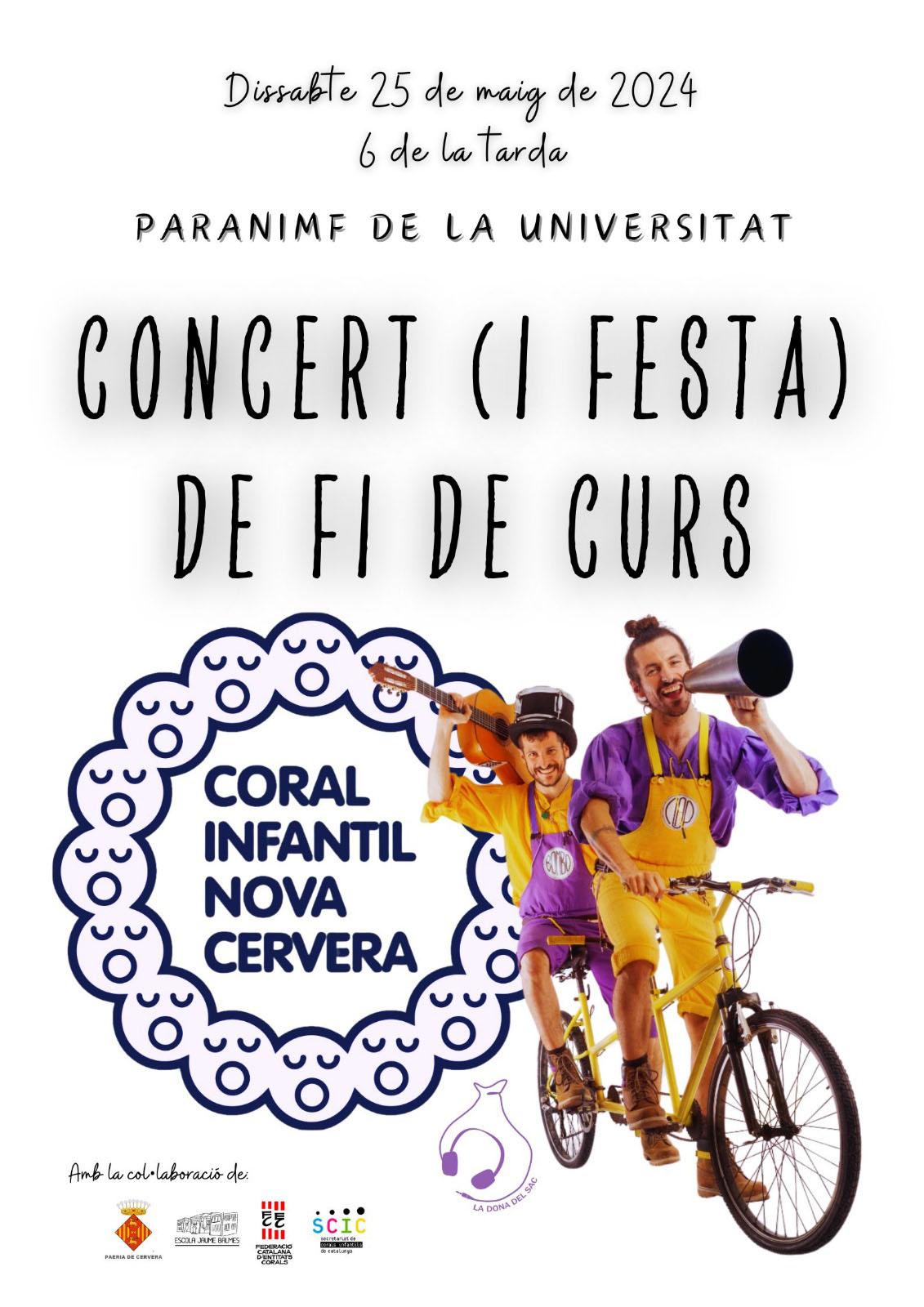 cartell Concert de Fi de Curs de la Coral Infantil