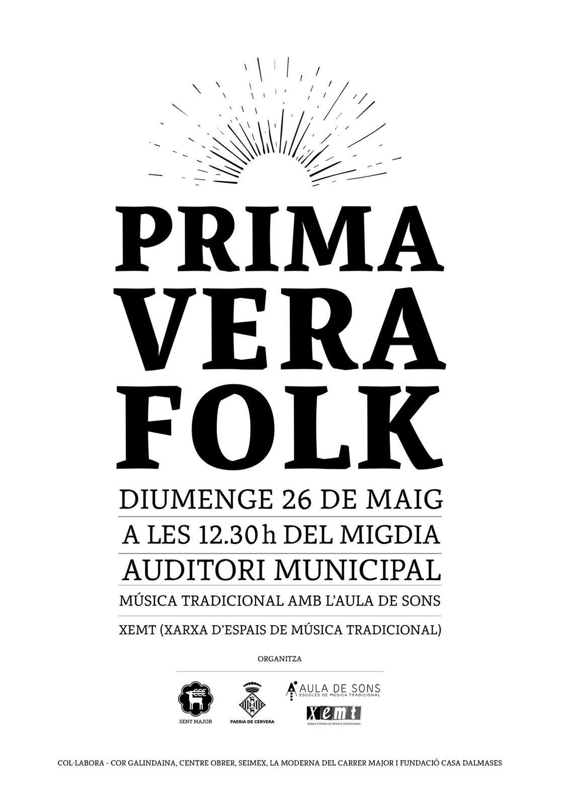 cartell Primavera Folk 2024