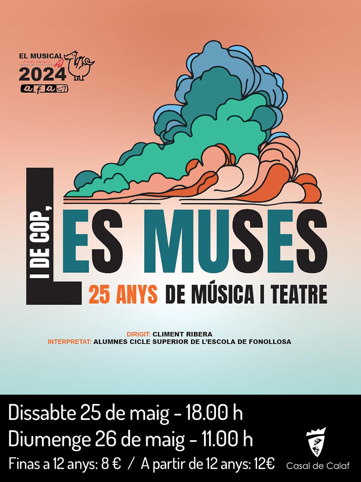 cartell Teatre musical 'I de cop, les muses'