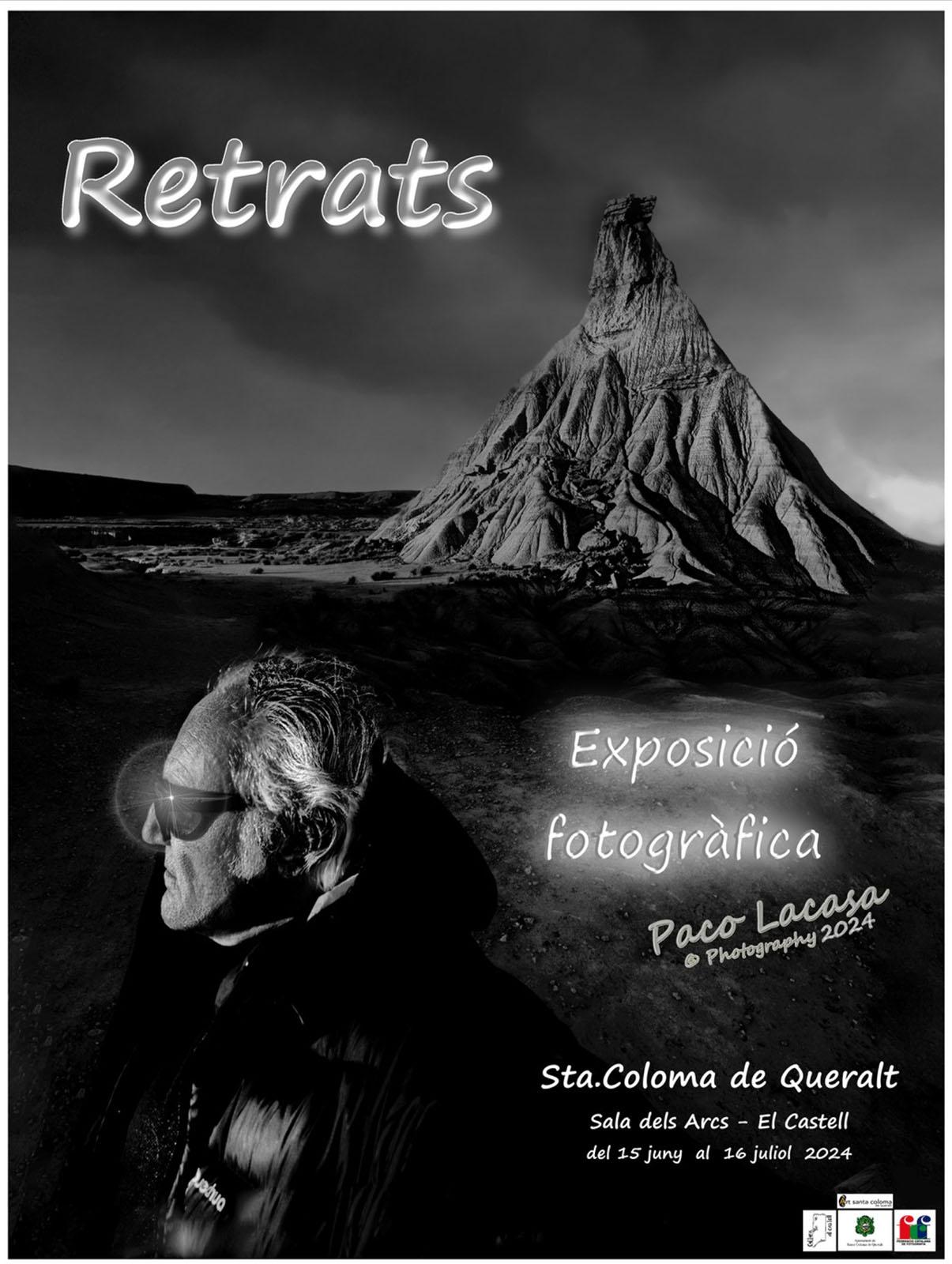 cartell Exposició fotogràfica 'Retrats'