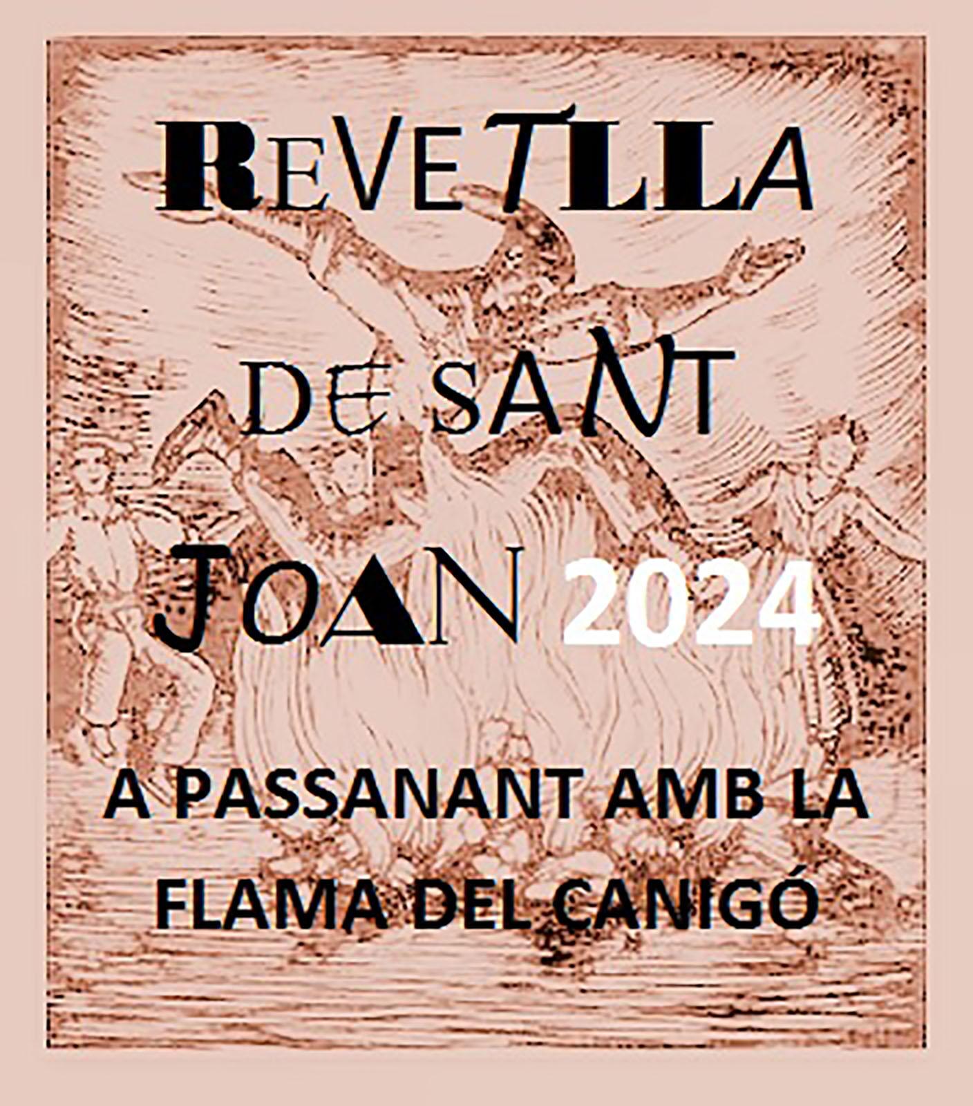 cartell Revetlla de Sant Joan 2024 a Passanant