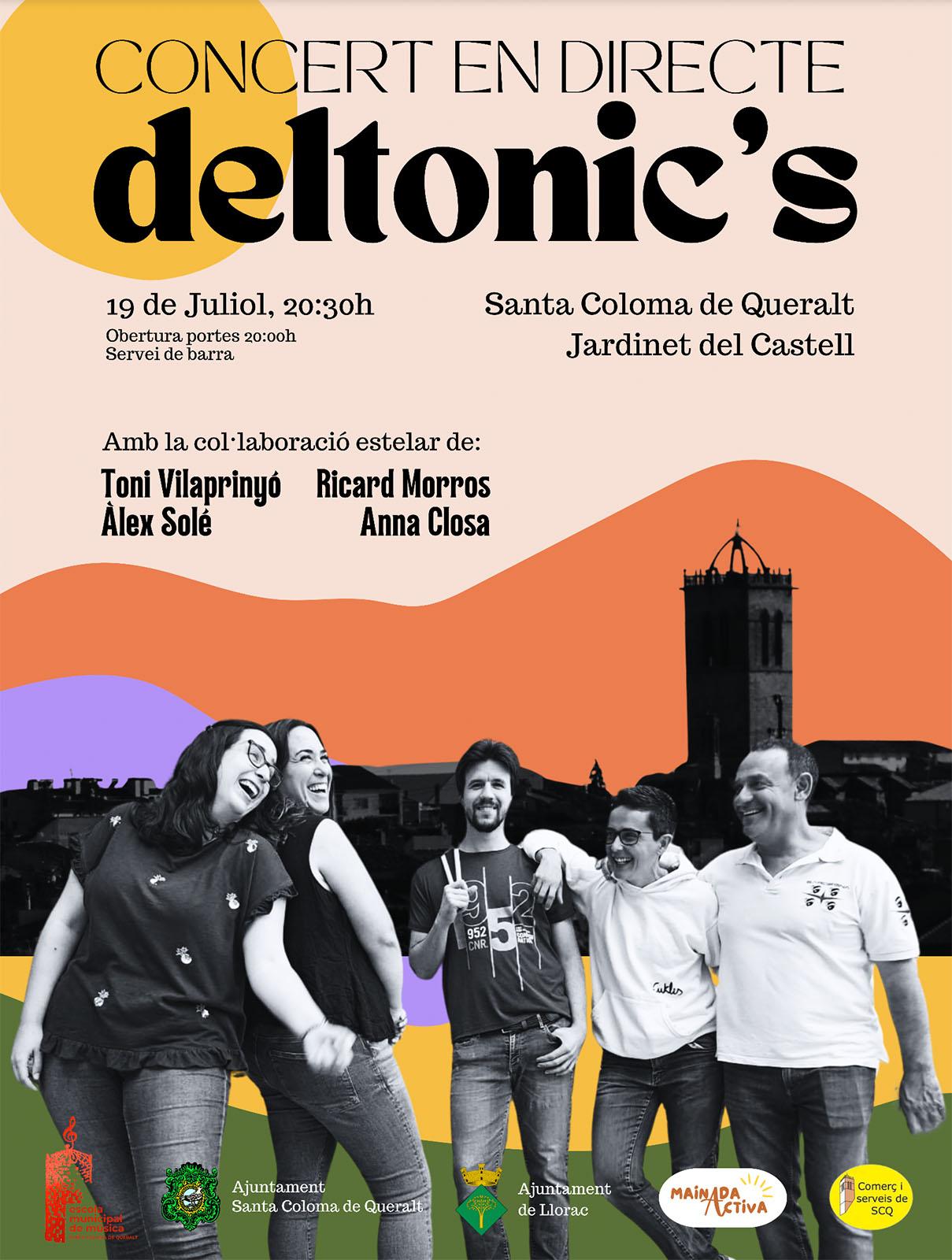 cartell Concert amb Deltoniic's