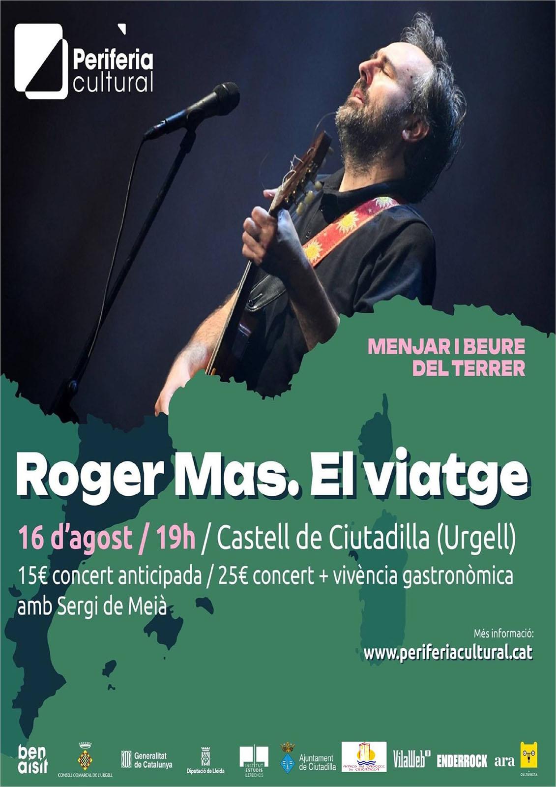 cartell Concert de Roger Mas