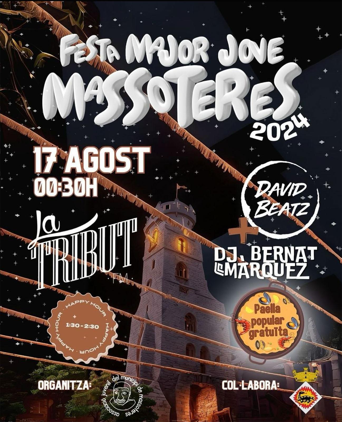 cartell Festa Major Jove de Massoteres 2024