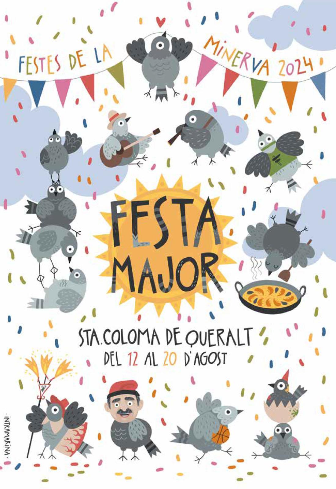 cartell Festa Major de Santa Coloma de Queralt 2024