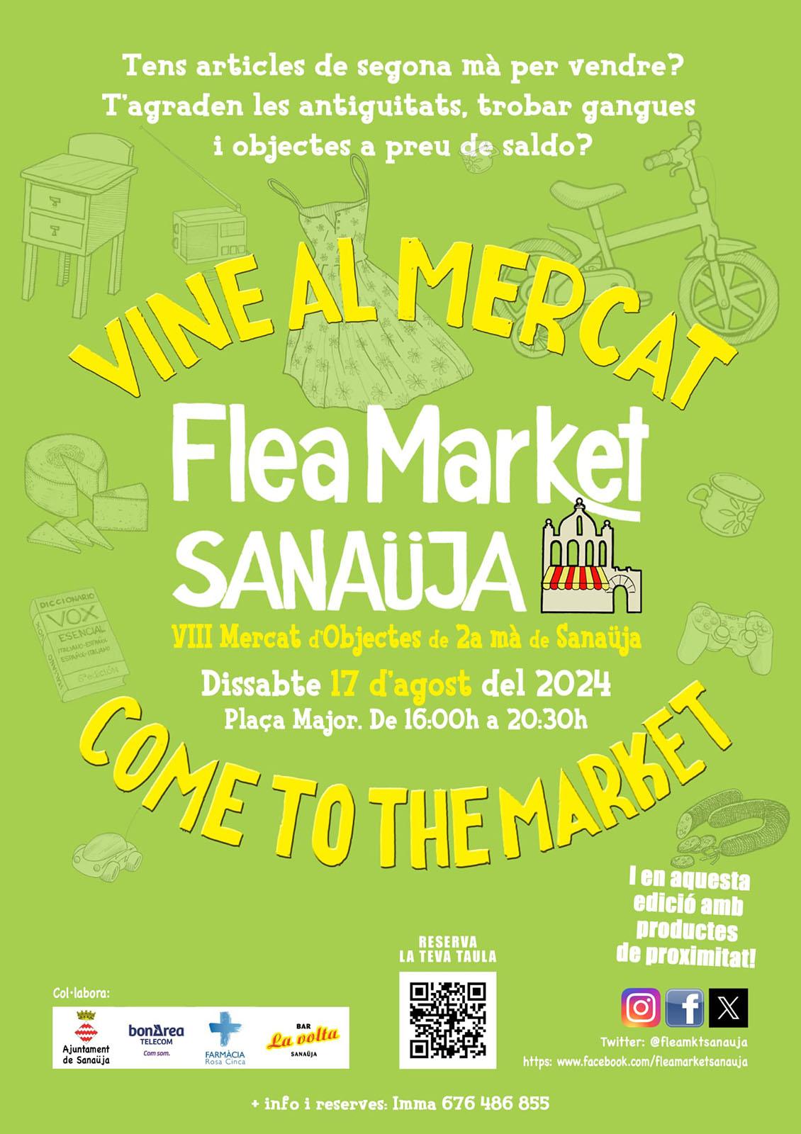 cartell 8è Flea Market Sanaüja