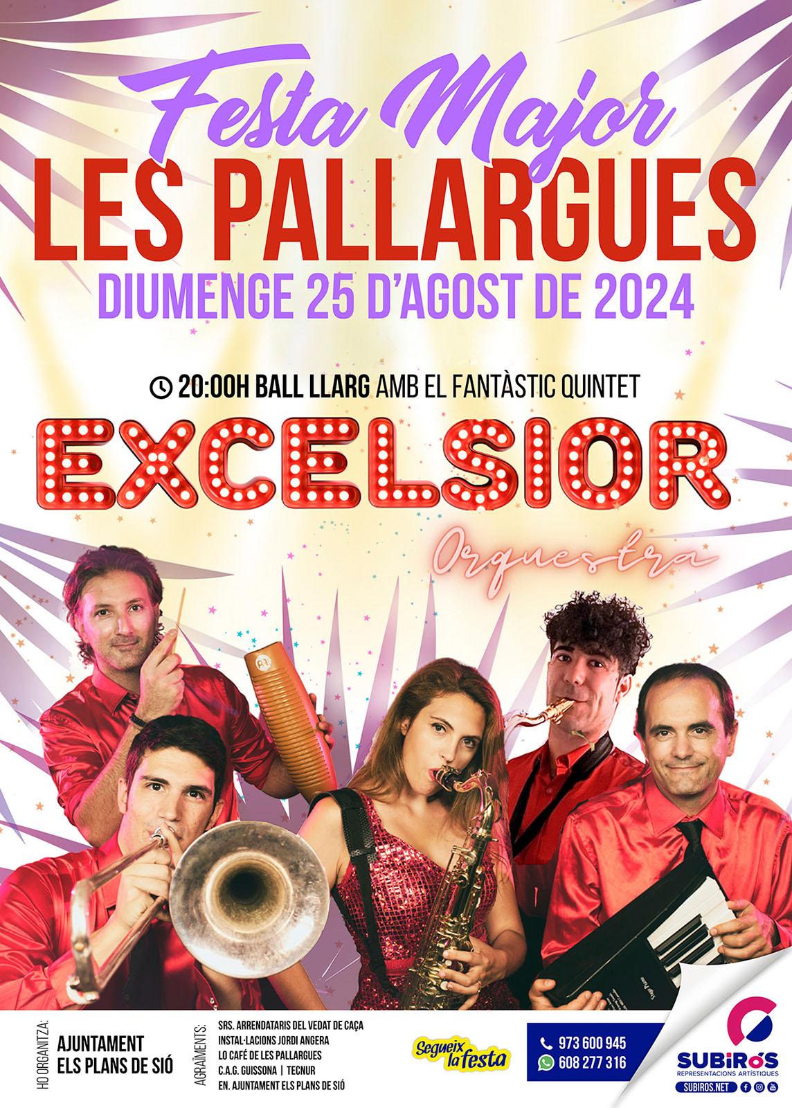 cartell Festa Major de Les Pallargues 2024