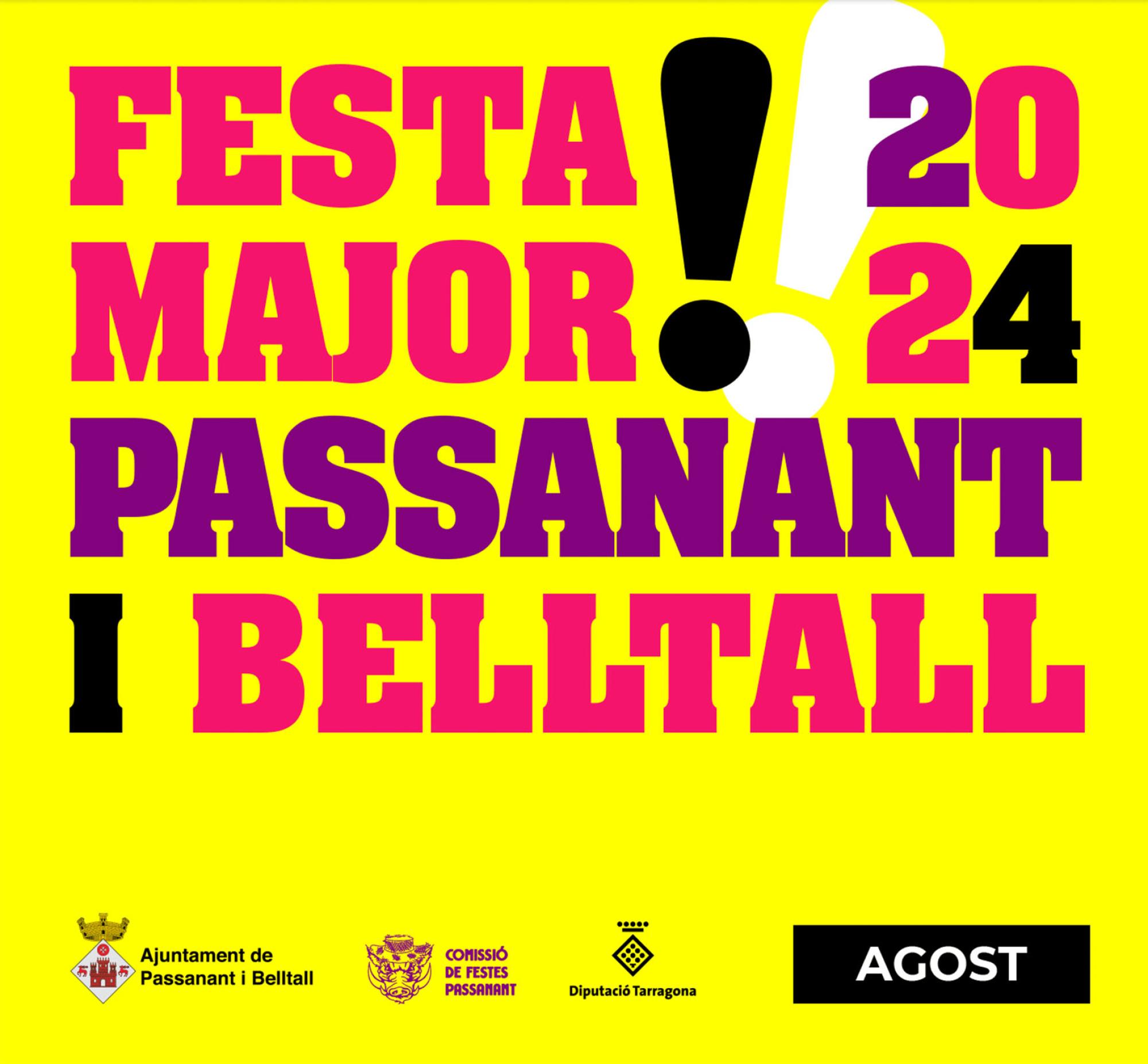 cartell Festa Major de Belltall 2024