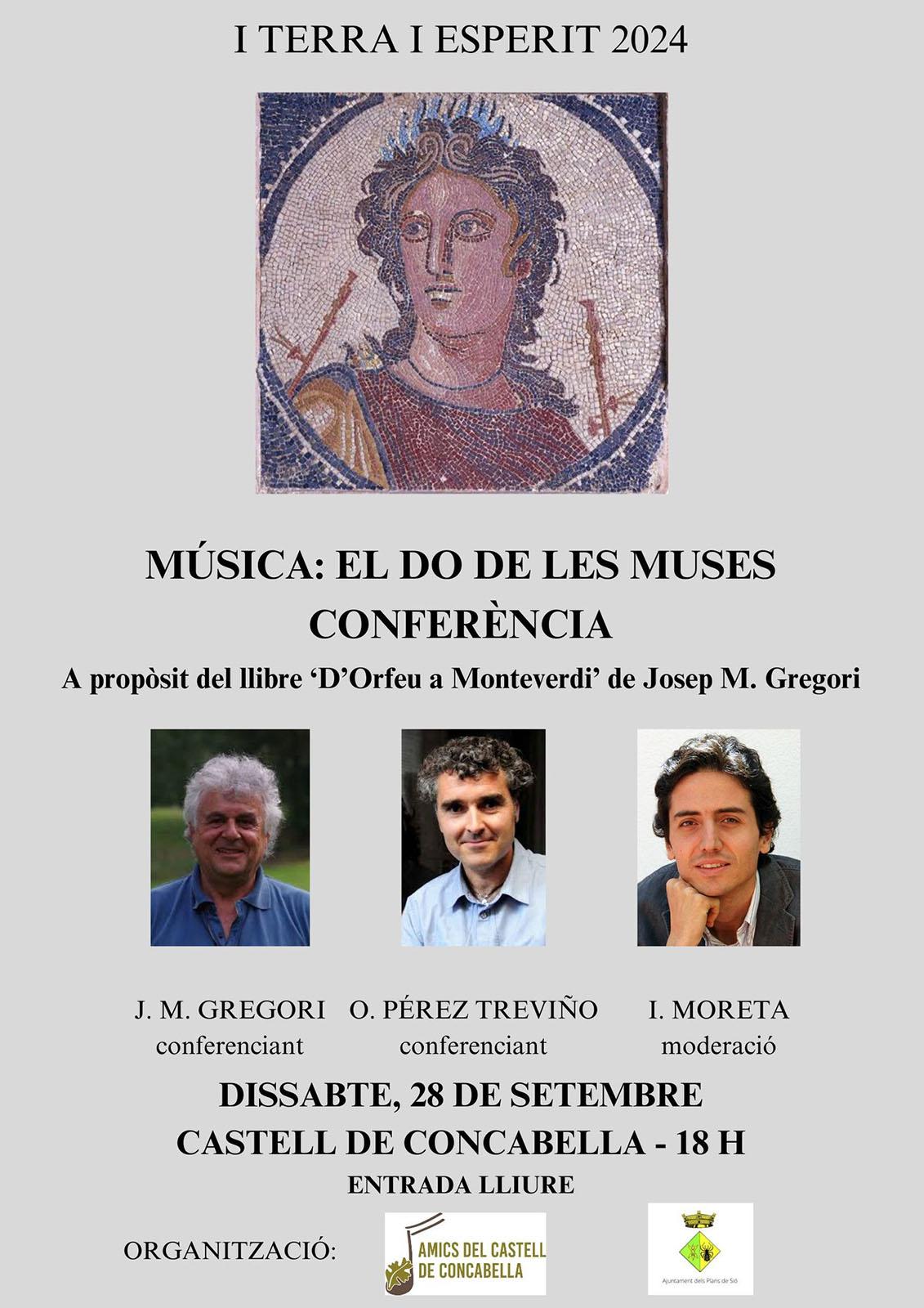 cartell Conferència 'Música: el do de les Muses'