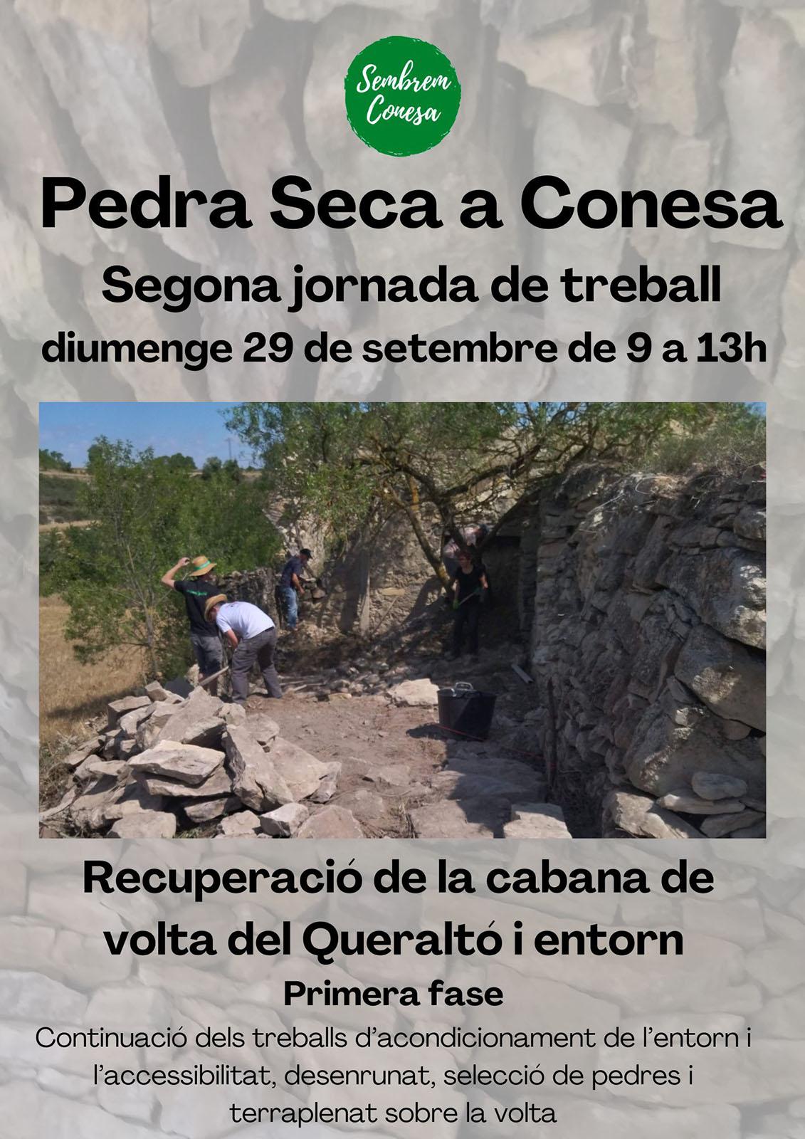 cartell 2a Jornada treball pedra seca