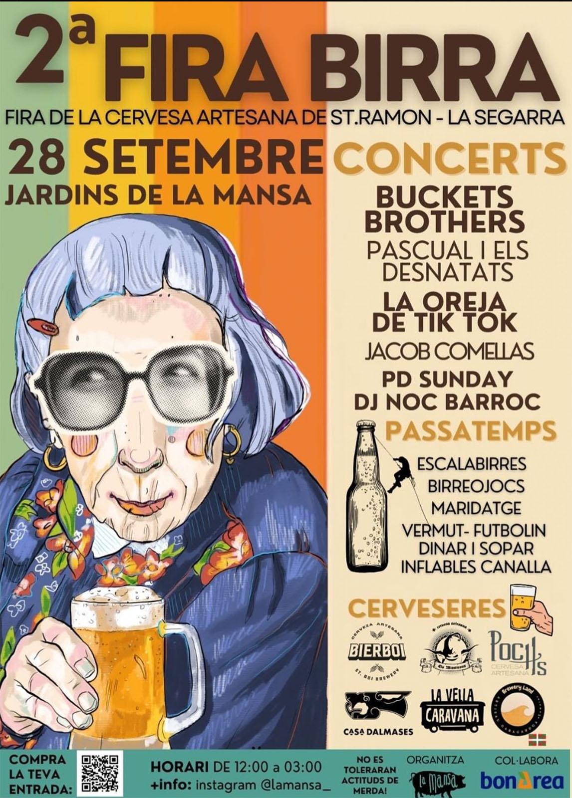 cartell Fira Birra Sant Ramon 2024