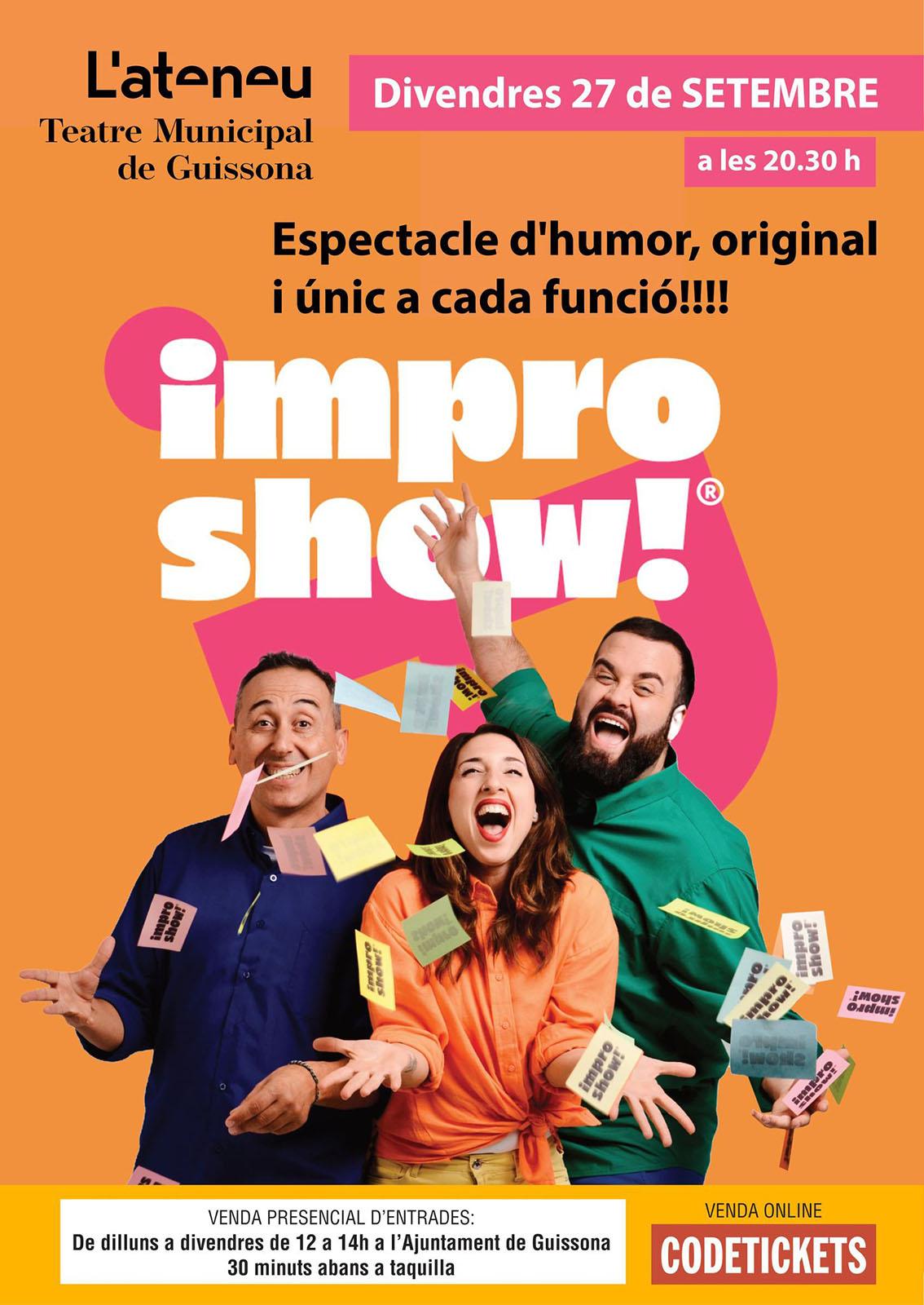 cartell Espectacle IMPRO SHOW