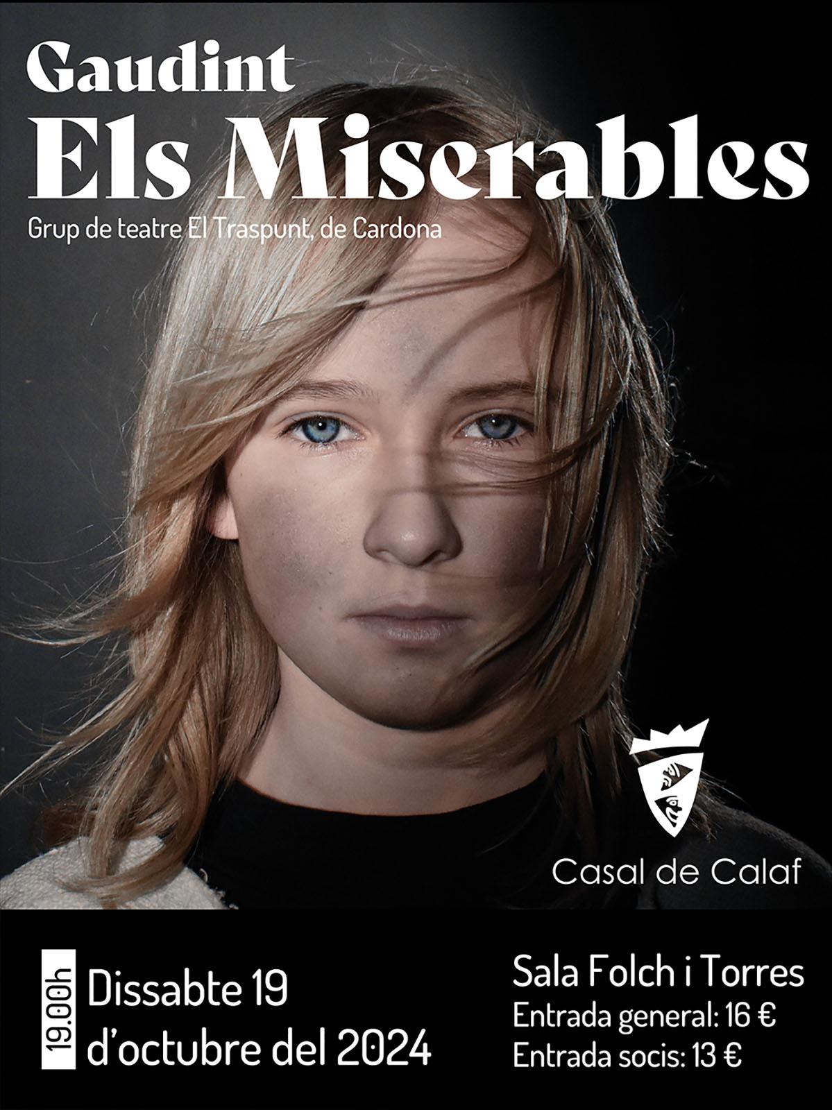 cartell Musical 'Gaudint Els Miserables'