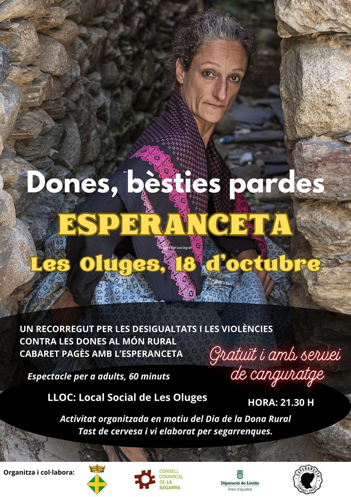 cartell Dones, bèsties pardes