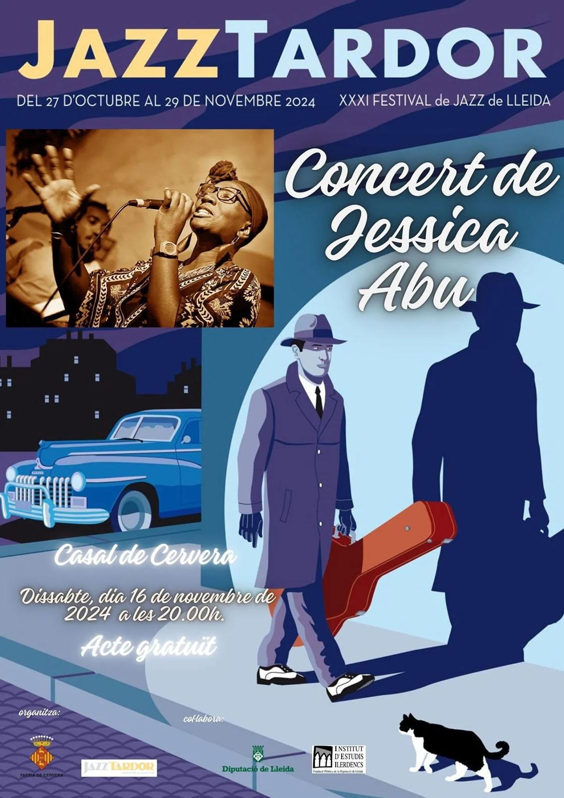 cartell Concert de Jessica Abu Grup