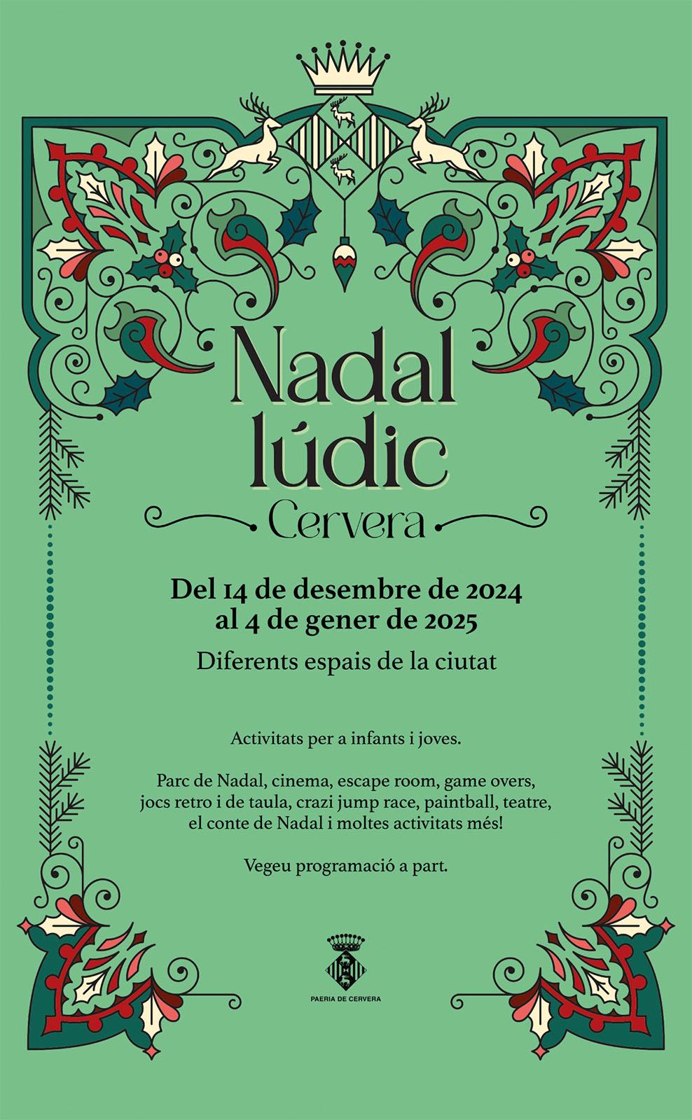 cartell Nadal Lúdic a Cervera 2024