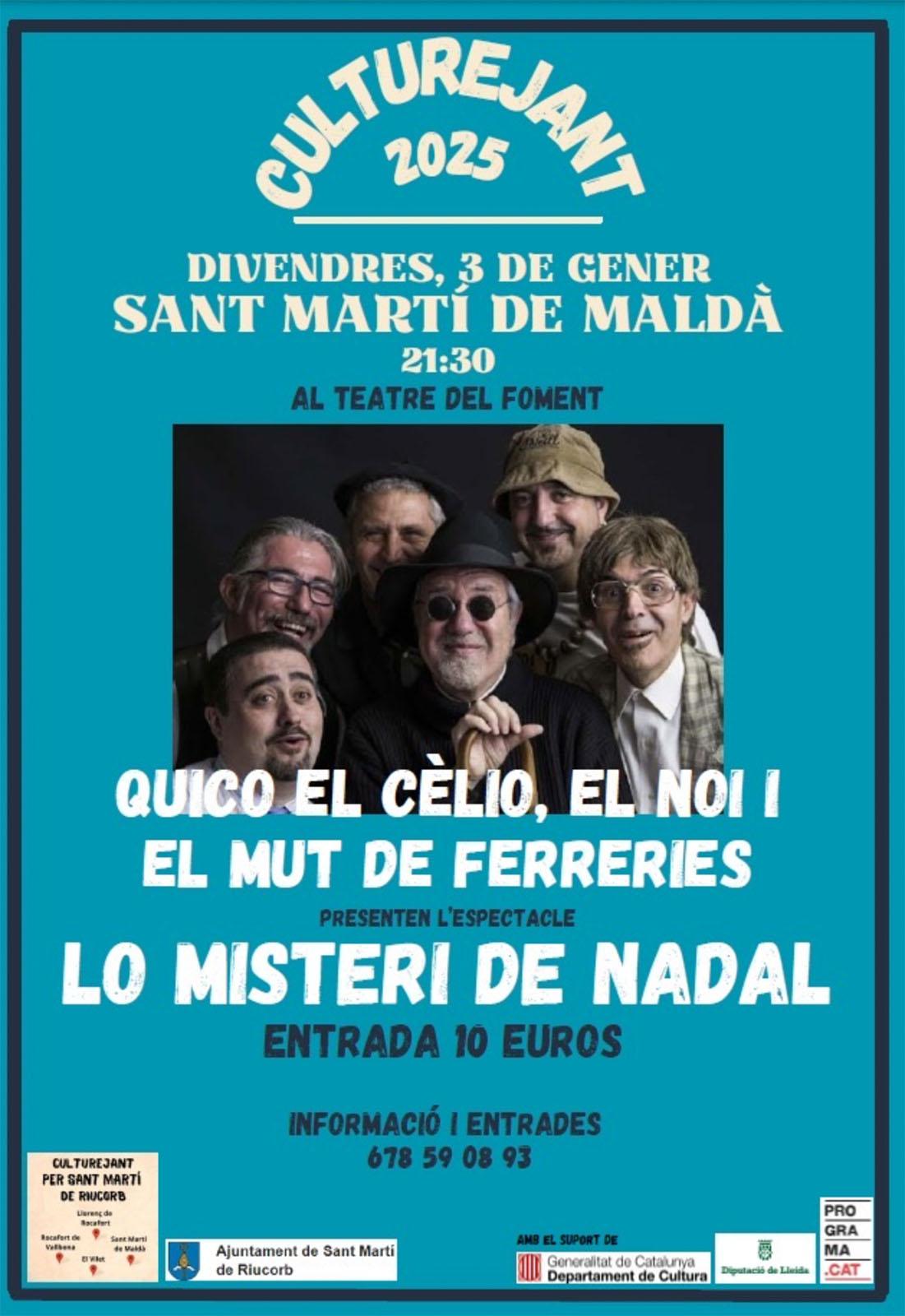 cartell Espectacle 'Lo Misteri de Nadal'