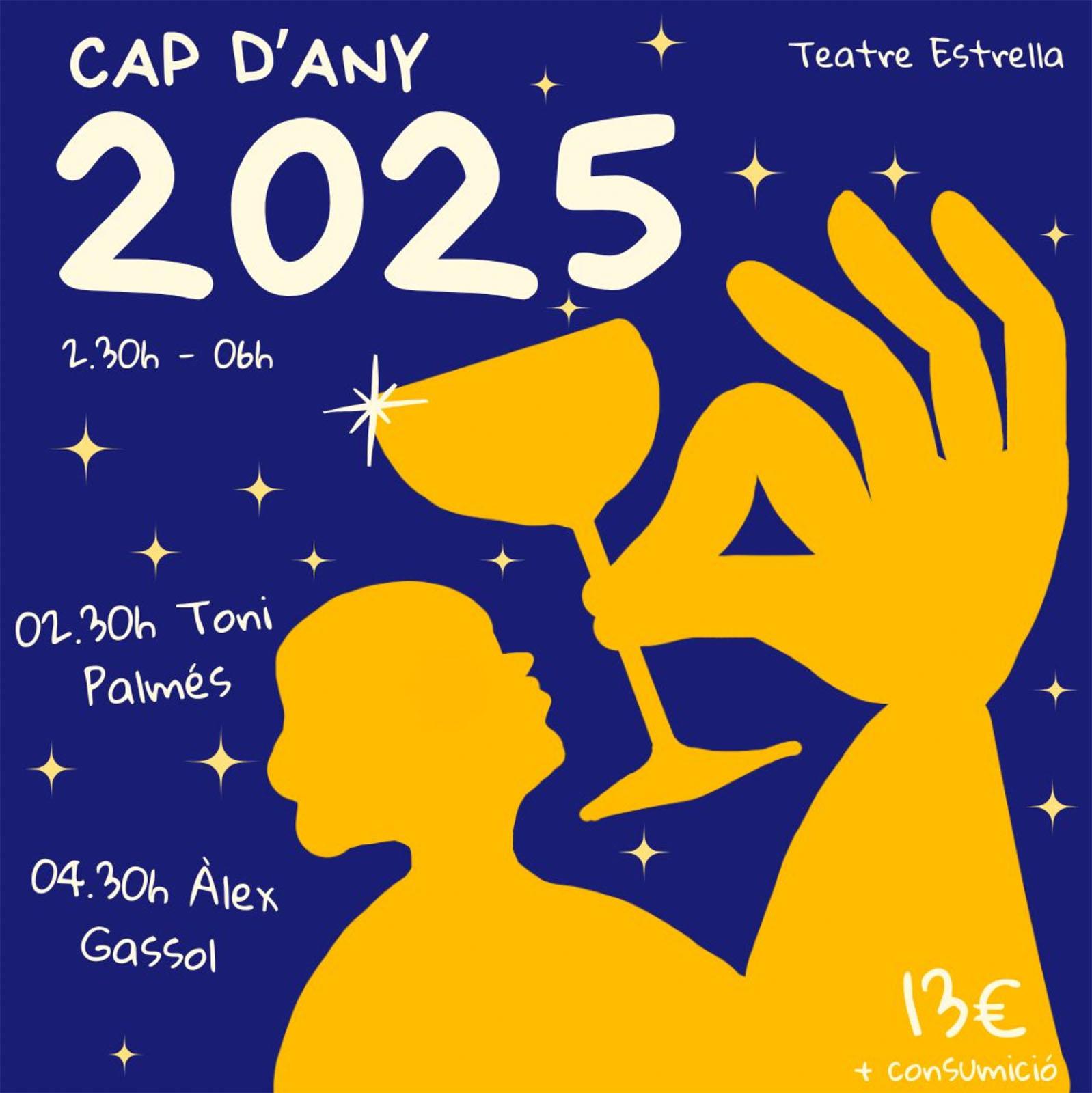 cartell Cap d'Any 2025 a Santa Coloma de Queralt