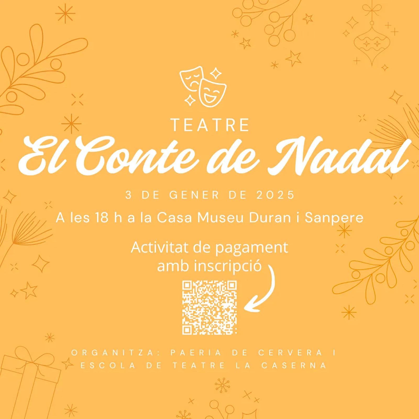 cartell Representació de 'El Conte de Nadal'