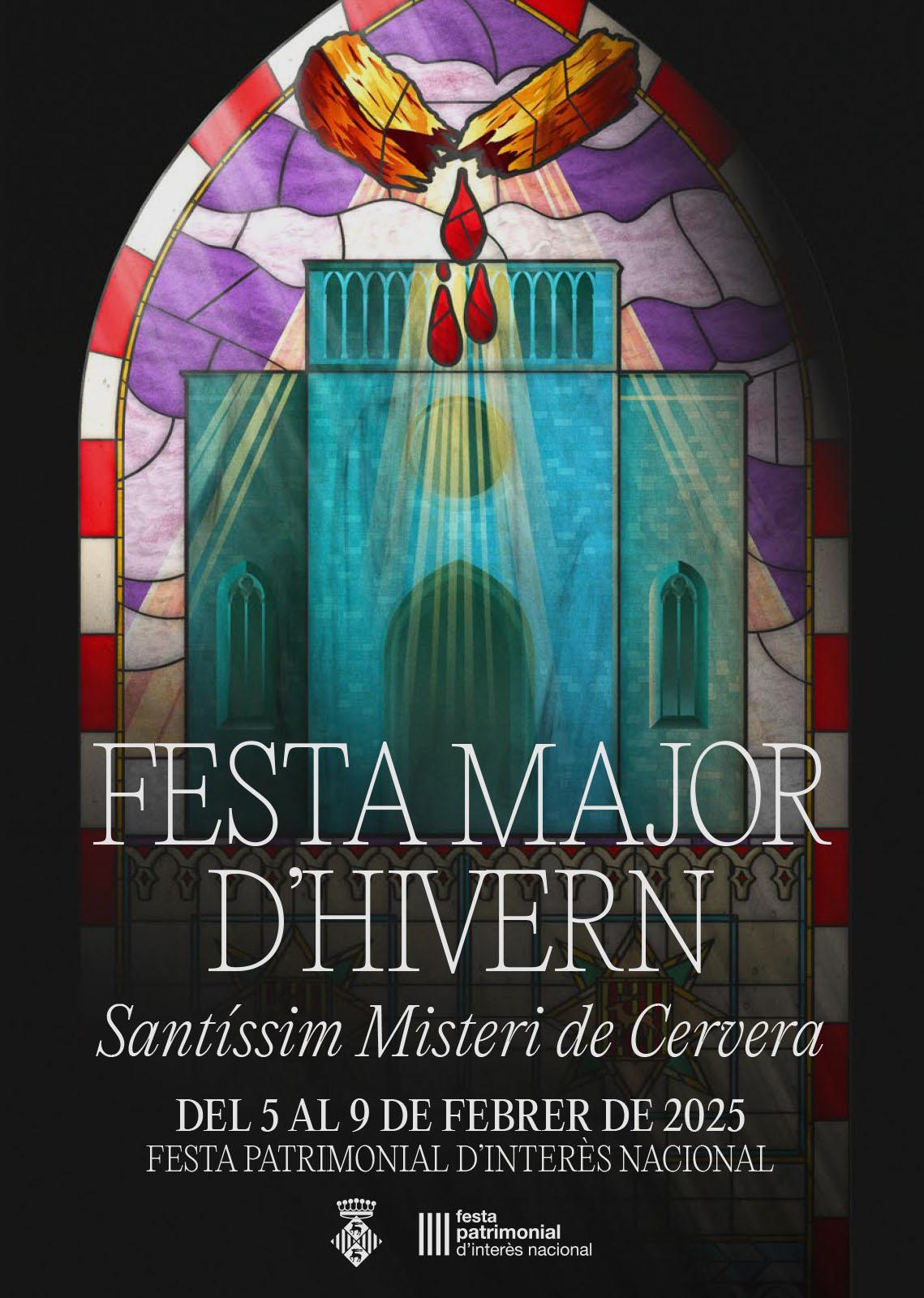 cartell Festa Major d’Hivern de Cervera 2025