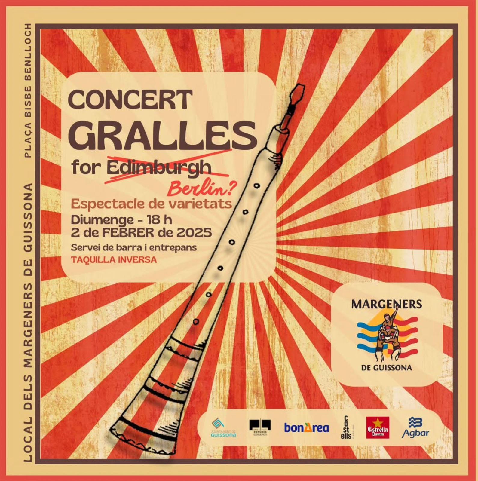 cartell Concert de gralles