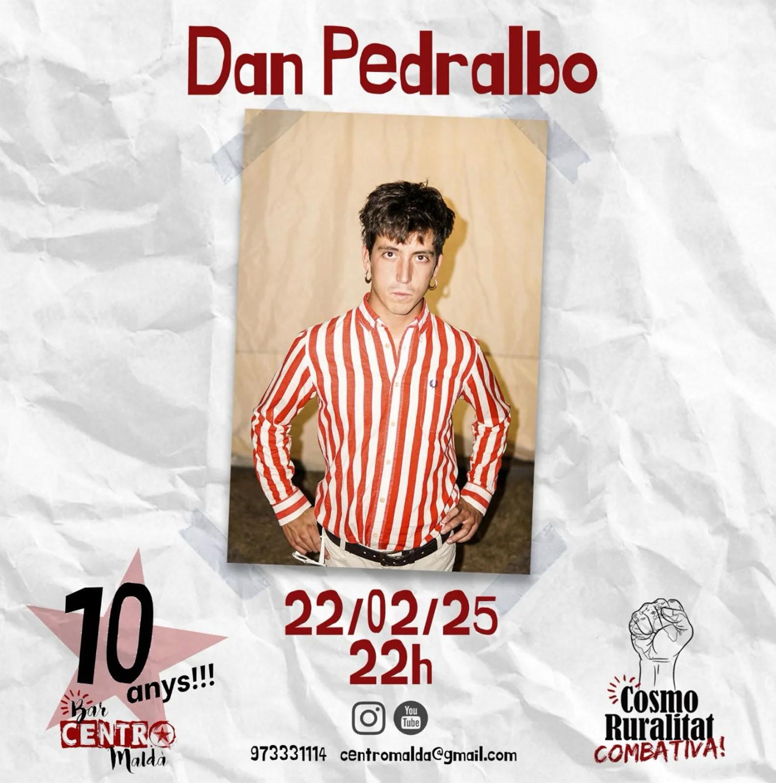 cartell Concert de Dan Peralbo