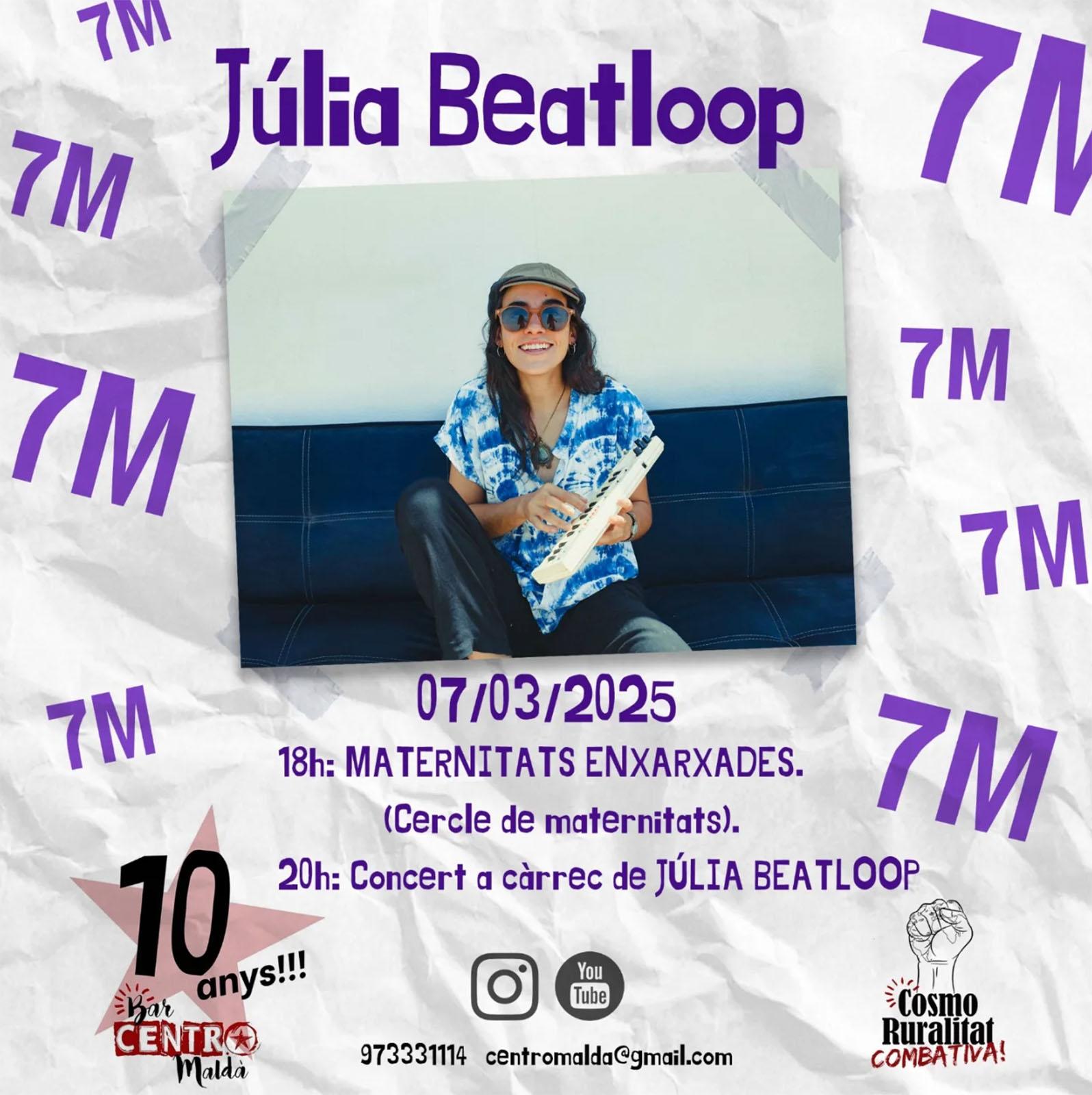 cartell Concert amb Júlia BeatLoop