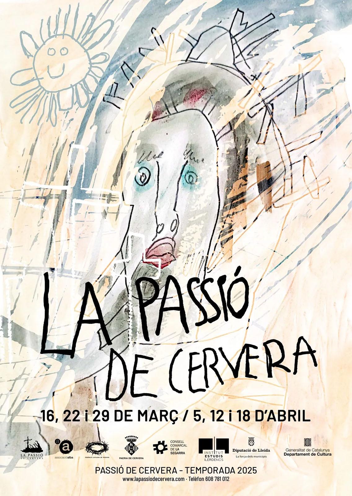 cartell La Passió de Cervera 2025